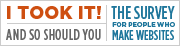 Take the A List Apart 2009 Survey