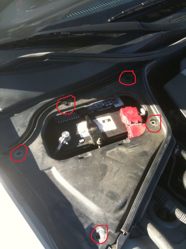 Step 2 - 5 pins to remove