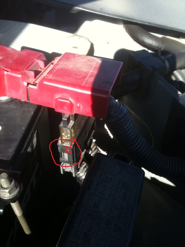 Step 4 - Push the clip in to remove the plug